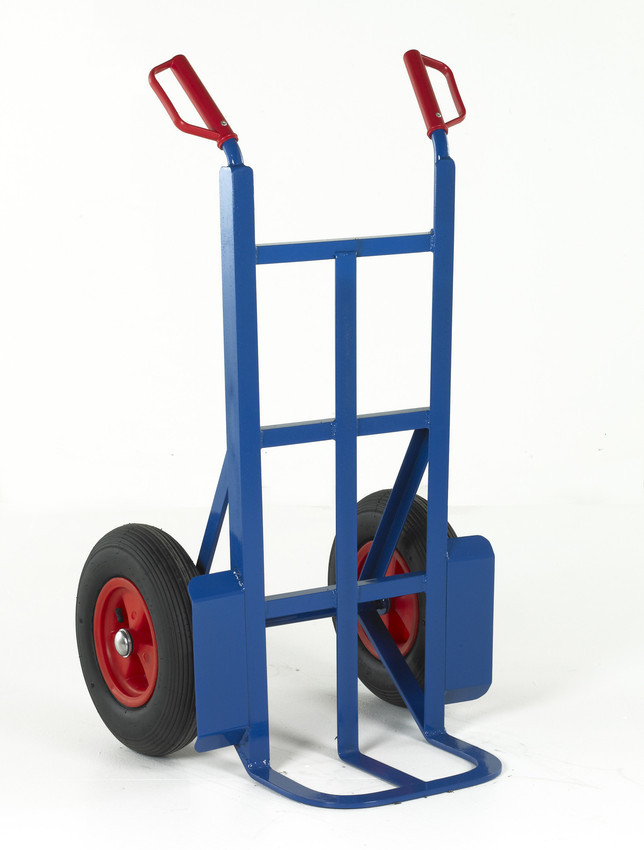 An image of Heavy Duty Rough Terrain Sack Truck with Pneumatic Wheels - 350kg Capacity
