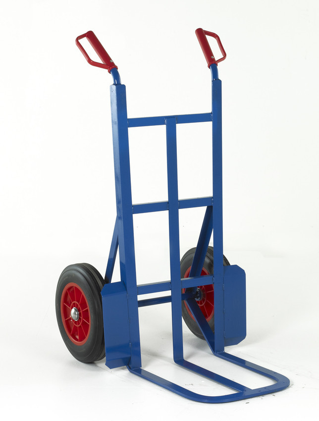 An image of Rough Terrain Sack Truck with Deep Toe and Solid wheels - 350kg Capacity