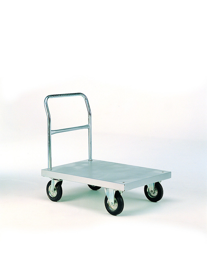 An image of Heavy Duty Zinc Plated Platform Truck - 700kg Capacity (Large)